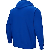 Colosseum Kansas Jayhawks Big  Tall Arch Logo 20 Pullover Hoodie