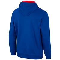 Colosseum Kansas Jayhawks Half-Zip Hoodie