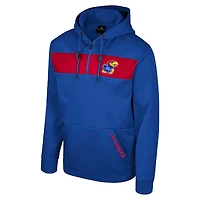 Colosseum Kansas Jayhawks Quarter-Zip Hoodie
