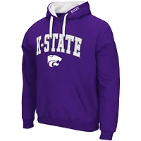 Colosseum Kansas State Wildcats Big  Tall Arch Logo 20 Pullover Hoodie