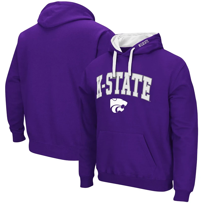 Colosseum Kansas State Wildcats Big  Tall Arch Logo 20 Pullover Hoodie
