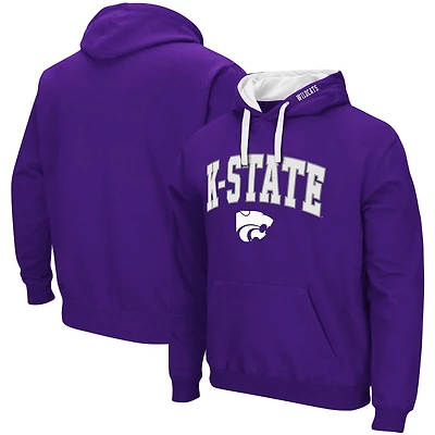 Colosseum Kansas State Wildcats Big  Tall Arch Logo 20 Pullover Hoodie