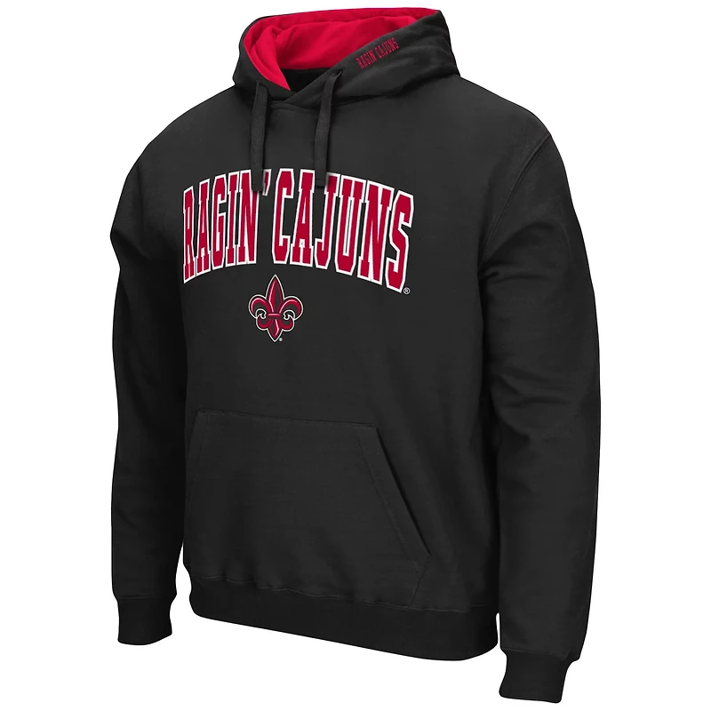 Colosseum Louisiana Ragin' Cajuns Arch and Logo Pullover Hoodie