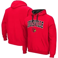 Colosseum Louisville Cardinals Big  Tall Arch Logo 20 Pullover Hoodie