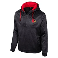 Colosseum Louisville Cardinals Cypher Half-Zip Hoodie