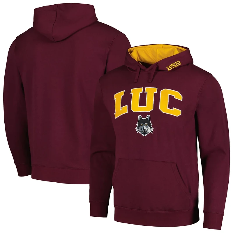 Colosseum Loyola Chicago Ramblers Isle Pullover Hoodie
