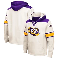 Colosseum LSU Tigers 20 Lace-Up Pullover Hoodie
