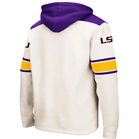 Colosseum LSU Tigers 20 Lace-Up Pullover Hoodie