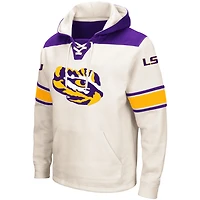 Colosseum LSU Tigers 20 Lace-Up Pullover Hoodie