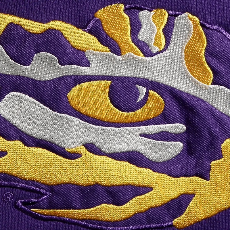 Colosseum LSU Tigers 20 Lace-Up Pullover Hoodie