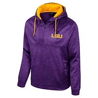Colosseum LSU Tigers Cypher Half-Zip Hoodie