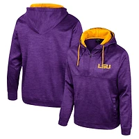 Colosseum LSU Tigers Cypher Half-Zip Hoodie