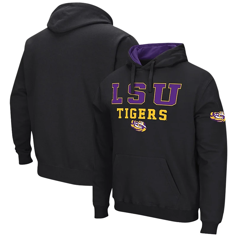 Colosseum LSU Tigers Sunrise Pullover Hoodie