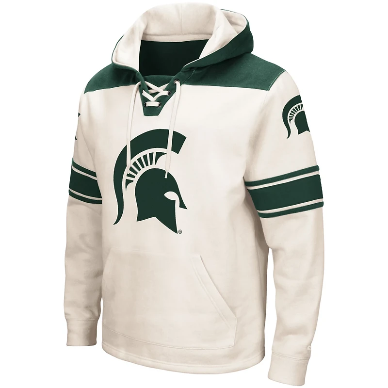 Colosseum Michigan State Spartans 20 Lace-Up Pullover Hoodie