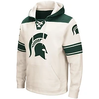 Colosseum Michigan State Spartans 20 Lace-Up Pullover Hoodie