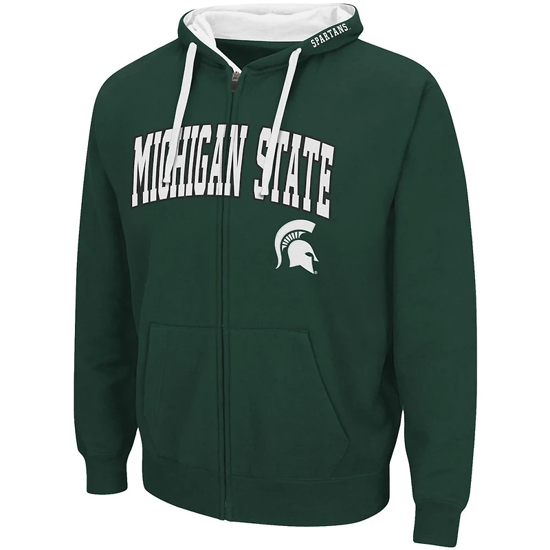 Colosseum Michigan State Spartans Big  Tall Full-Zip Hoodie