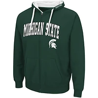 Colosseum Michigan State Spartans Big  Tall Full-Zip Hoodie