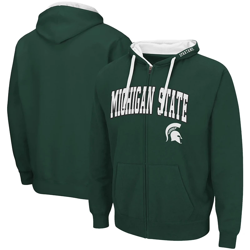 Colosseum Michigan State Spartans Big  Tall Full-Zip Hoodie