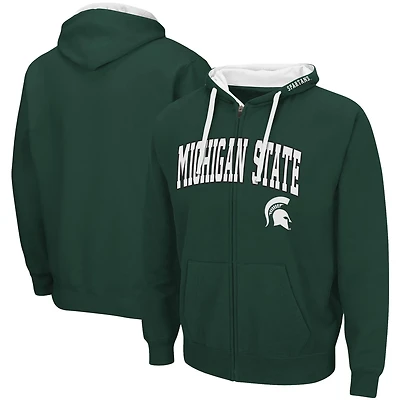 Colosseum Michigan State Spartans Big  Tall Full-Zip Hoodie