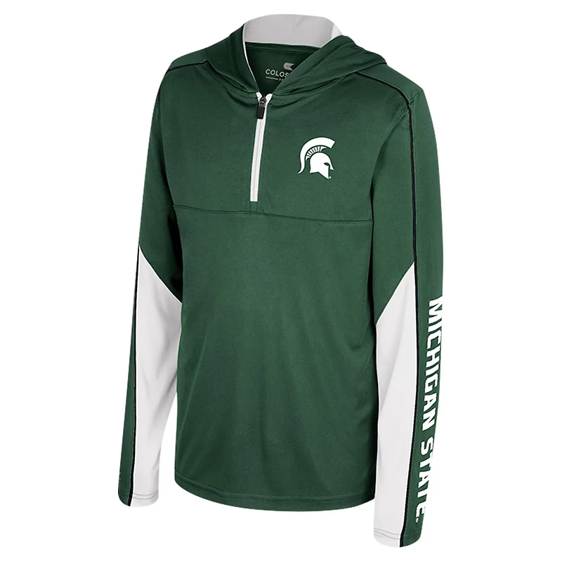 Colosseum Michigan State Spartans Hansel Quarter-Zip Hoodie