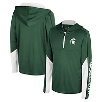 Colosseum Michigan State Spartans Hansel Quarter-Zip Hoodie