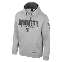 Colosseum Michigan State Spartans Oorah OHT Military Appreciation Pullover Hoodie