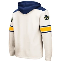 Colosseum Michigan Wolverines 20 Lace-Up Pullover Hoodie