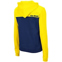 Colosseum Michigan Wolverines Aidan Lightweight Half-Zip Hoodie