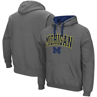 Colosseum Michigan Wolverines Big  Tall Arch Logo 20 Pullover Hoodie