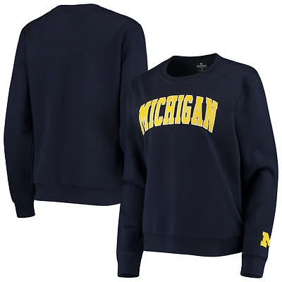 Colosseum Michigan Wolverines Campanile Pullover Sweatshirt