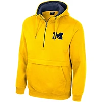 Colosseum Michigan Wolverines Half-Zip Hoodie
