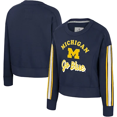 Colosseum Michigan Wolverines Honeymoon Sweatshirt