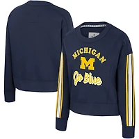 Colosseum Michigan Wolverines Honeymoon Sweatshirt
