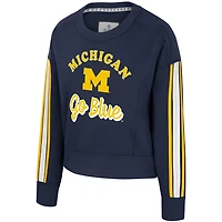 Colosseum Michigan Wolverines Honeymoon Sweatshirt