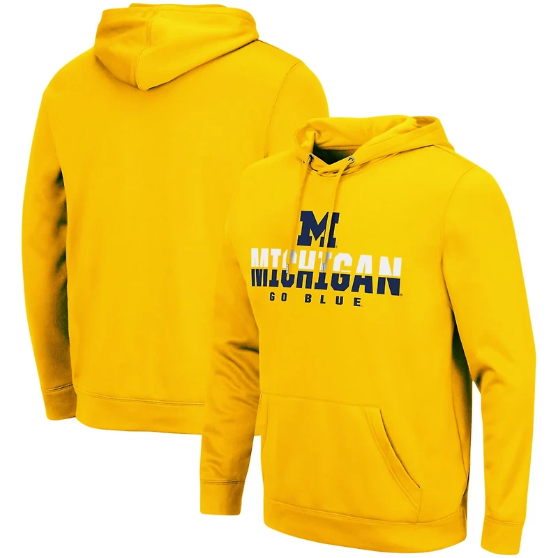 Colosseum Michigan Wolverines Lantern Pullover Hoodie