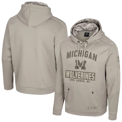 Colosseum Michigan Wolverines Operation Hat Trick Battalion Hoodie