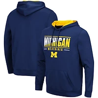 Colosseum Michigan Wolverines Slash Stack 20 Pullover Hoodie