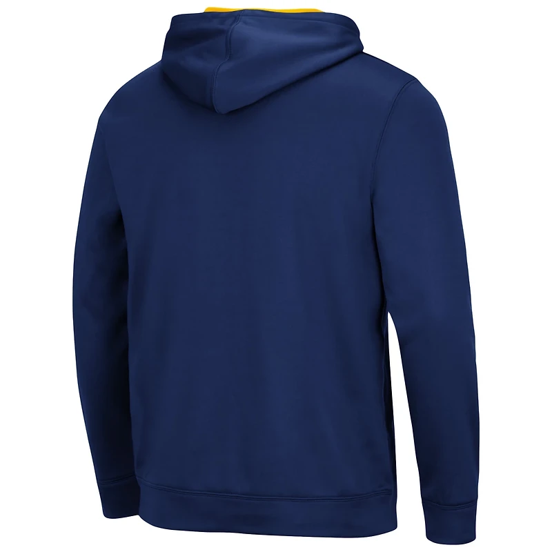 Colosseum Michigan Wolverines Slash Stack 20 Pullover Hoodie