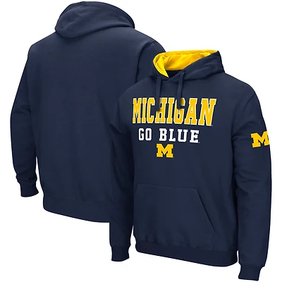 Colosseum Michigan Wolverines Sunrise Pullover Hoodie