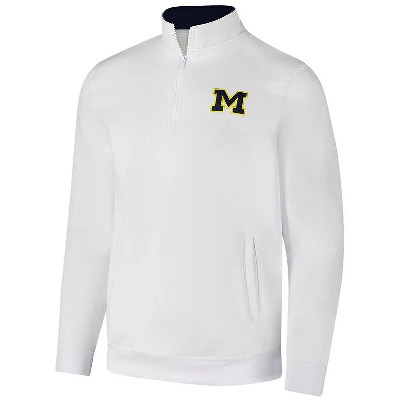 Colosseum Michigan Wolverines Tortugas Quarter-Zip Sweatshirt