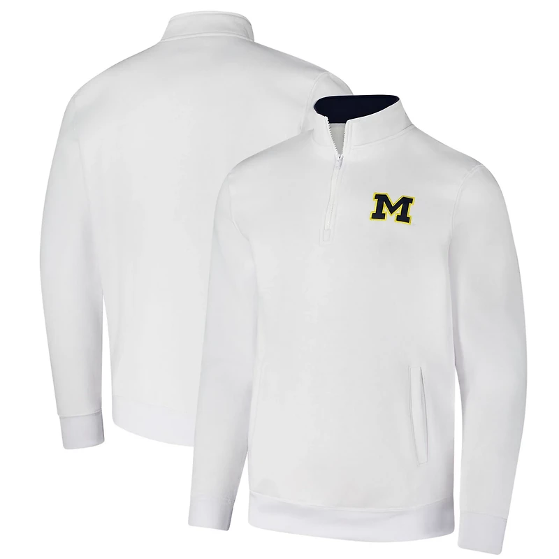 Colosseum Michigan Wolverines Tortugas Quarter-Zip Sweatshirt