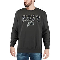 Colosseum Midshipmen Arch  Logo Crew Neck Sweatshirt