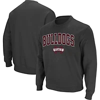 Colosseum Mississippi State Bulldogs Arch  Logo Tackle Twill Pullover Sweatshirt
