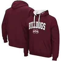 Colosseum Mississippi State Bulldogs Big  Tall Arch Logo 20 Pullover Hoodie