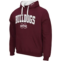 Colosseum Mississippi State Bulldogs Big  Tall Arch Logo 20 Pullover Hoodie