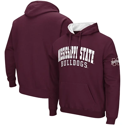 Colosseum Mississippi State Bulldogs Double Arch Pullover Hoodie