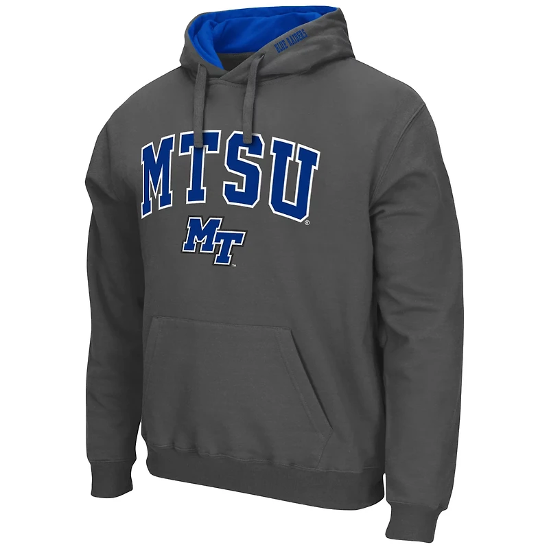 Colosseum MTSU Raiders Arch and Logo Pullover Hoodie