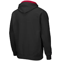 Colosseum NC State Wolfpack Arch  Logo 30 Full-Zip Hoodie