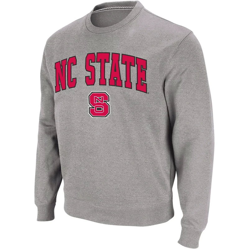 Colosseum NC State Wolfpack Arch  Logo Crew Neck Sweatshirt