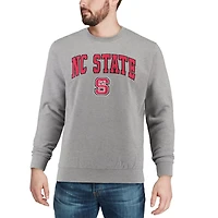 Colosseum NC State Wolfpack Arch  Logo Crew Neck Sweatshirt